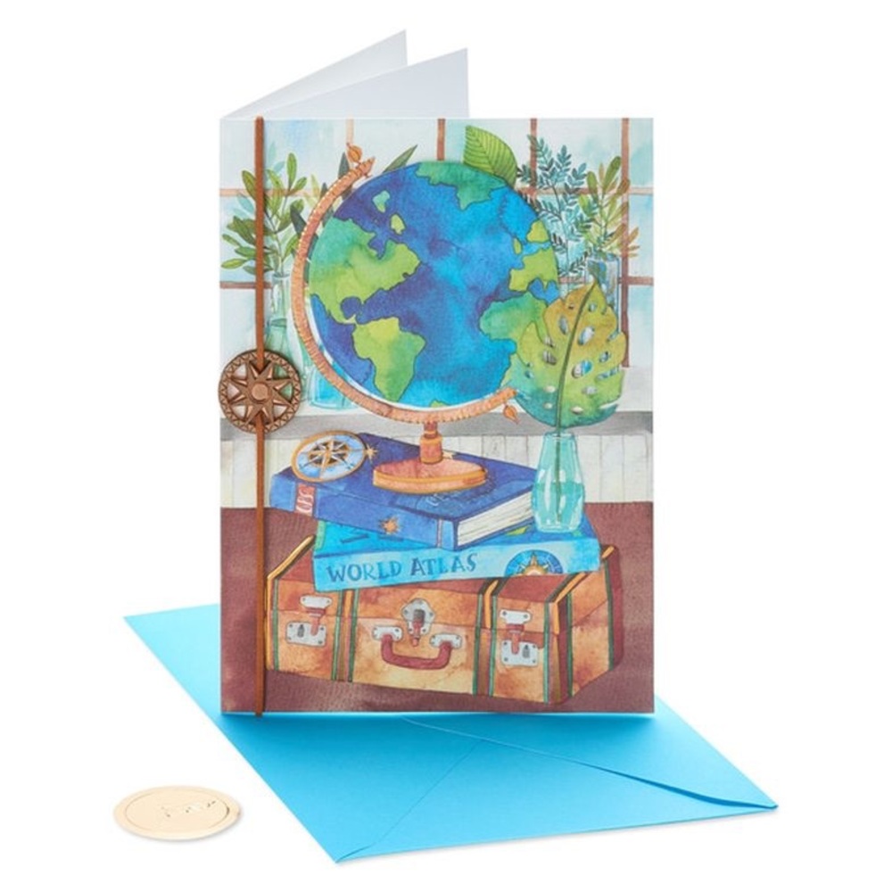 🆕Papyrus Globe Greeting Card